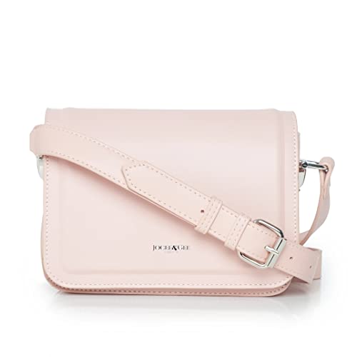 Sac à bandoulière Lorena rose Jocee and Gee aux finitions chic