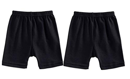 Image of Spandex Cotton Lycra Cycling Shorts for Girls & Kids - Age [ 3 Years to 12 Years ], Free One Pair Transparent Bra Strap