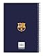 safta F.C. Barcelona 1. Team 25/26 Notizbuch, Viertel, 80 Blatt, Hardcover, 1 Design, ideal für Kinder verschiedener Altersgruppen, bequem und vielseitig, Qualität und Widerstandsfähigkeit, 15,5 x 22