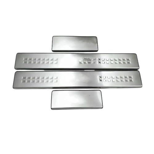 Barre seuil protection pour MG ZS 2017-2024 en acier inoxydable couleur silver de garniture auto