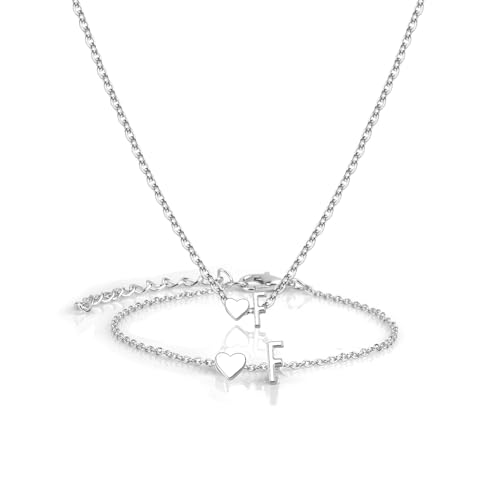 Elegant Silver Initial Jewelry
