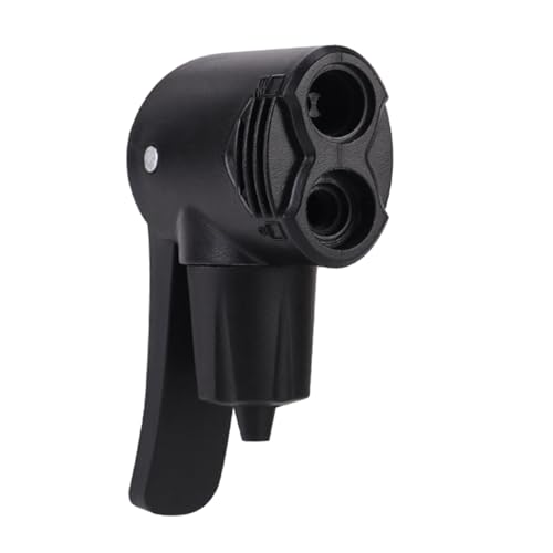 Klaisy Fahrrad-Doppelkopf-Luftpumpen-Adapter für Ventile, Fahrradreifenschlauchpumpen und Reifenventile mit Luftpumpen-Aufsätze