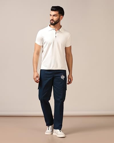 Image of TOPLOT Cotton Multi-Pocket Cargo Pant for Men