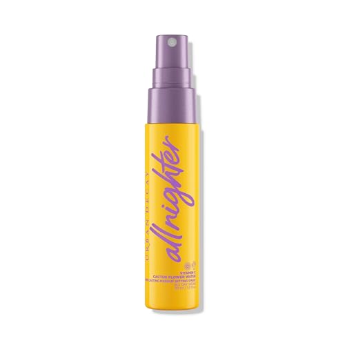 Urban Decay All Nighter Makeup Setting Spray Vitamin C, Long-Lasting Fixing Spray for Face, Up to 16 Hour Wear, Vegan Formula, Travel-Size 30 ml