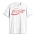 Coca-Cola Men's Eighties Coke Short Sleeve T-Shirt, White, Medium