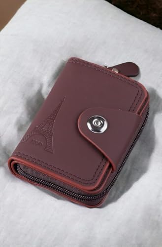 Image of MARETTO Men's Genuine Leather Wallet with Card Holder & Coin Pocket - Stylish Bifold Slim Wallet with Multiple Compartments for Cash & Cards (Black)