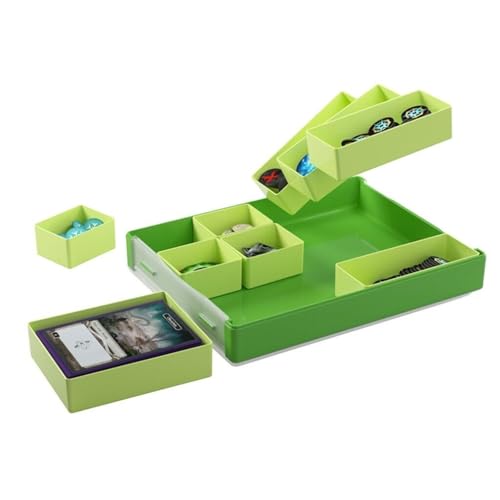 Gamegenic, Lime Green, 9 trays in 3 different sizes - Image 2