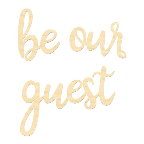 Be Our Guest Sign- Guest Room Sign (Small Set)