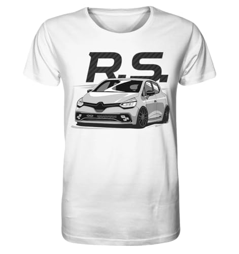 glstkrrn Clio 4 RS Phase 2 noskull T-Shirt, Regular, Unisex, White, XL