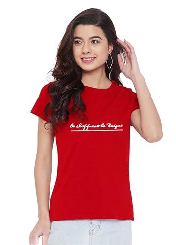 Image of NIVIK Printed Cotton T-Shirt for Women