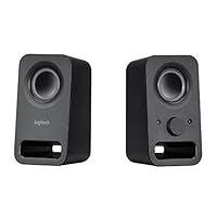 Logitech Z150 Altoparlanti Stereo Multimediali Compatti, Ingresso Audio da 3,5 mm, Controlli...