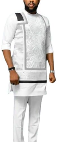 Ensemble chemise africaine pour mariage et fêtes traditionnelles