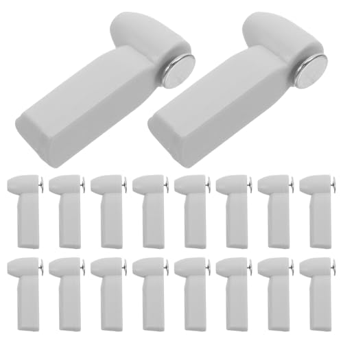 Gadpiparty 40pcs Reusable Magnetic Anti-theft Hard Tags Security Clothing Tags for Retail Apparel Shoes Hats with Lock Function Light Grey for Store Use
