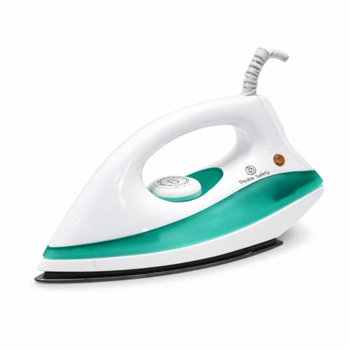 Image of Phuket Dry Iron 1000 watts | Premium Press | Electric iron for clothes | Anti Bacterial German Coating Technology | Powerful Heating | Perfect for gifting | Premium Iron | Green