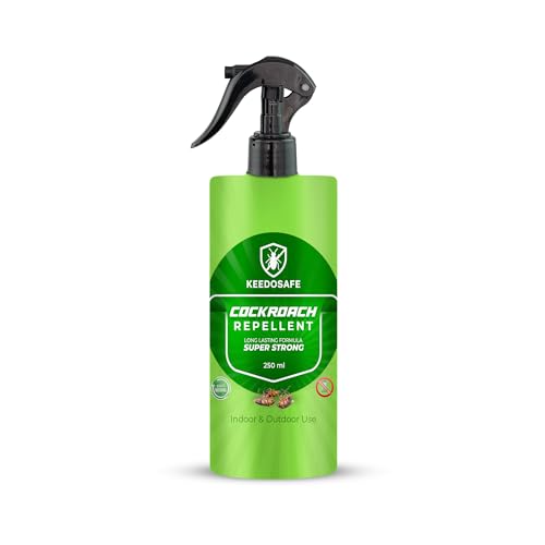 Image of Natural & Herbal Cockroach Repellent Spray for Kitchen & Bathroom | Best Pet-Safe Anti Cockroach Spray | Fast-Acting, Long-Lasting, Eco-Friendly (250ml)