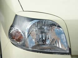 ★【最終値下げ!!】ダイハツ エッセ ワンオフヘッドライトカバー アイライン★ ☆【最終値下げ!!】ダイハツ エッセ ワンオフヘッドライトカバー