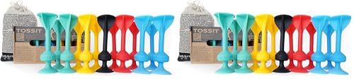 Jeu Fléchette Ventouse TOSSIT de Pétanque Intérieur et Extérieur Family Pack (2 Lots)