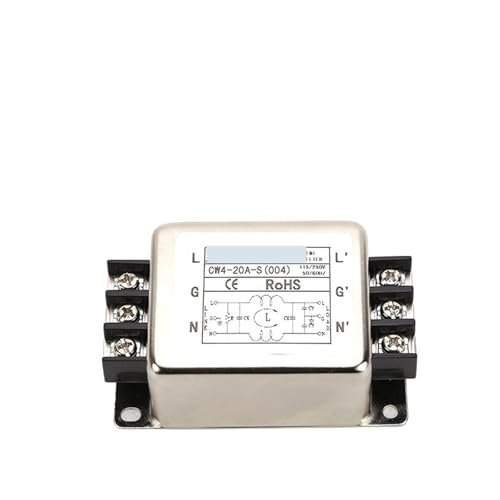 Filtro de potencia monofásico CW4L2-10A-S con bloque de terminales bipolar para purificar red