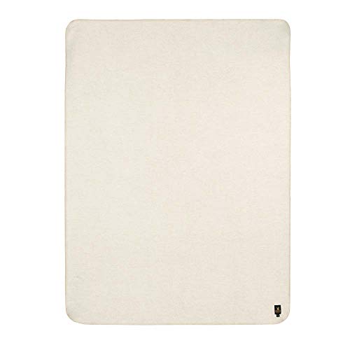 Alpaca Warehouse Eco 100% Baby Alpaca Blanket Twin Size 79" X 59" Natural Fiber Wool Throw Soft Hypoallergenic Dye Chemical And Toxin-Free Ethical Biodegradable Sustainable (Ivory/Camel, Twin) #TOP7