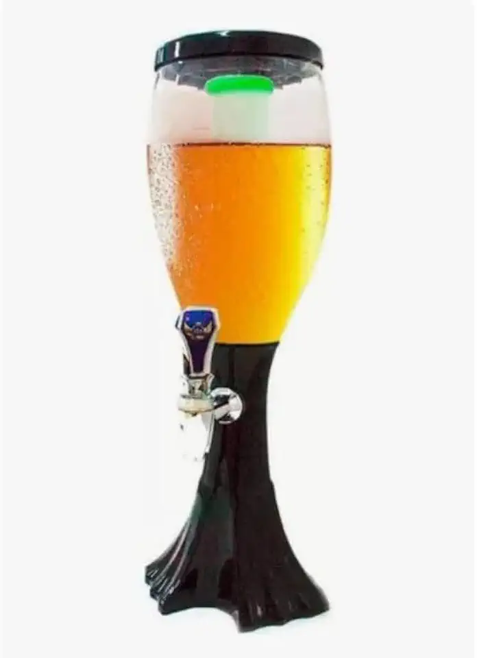 Torre Chopp Chopeira Gelado Choppeira com LED, Resfriador, 2,0lt