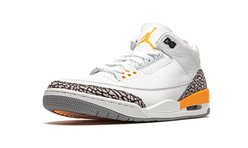 Air Jordan 3 WMNS - White, Black, Laser Orange, Cement Grey4
