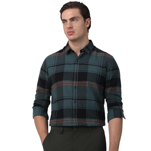 MUFTI Mens Cotton Full Sleeve Slim Fit Shirts (Also Available in ...