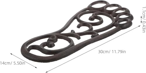 Pied en fonte rustique polyvalent support de table intérieur robuste - 3