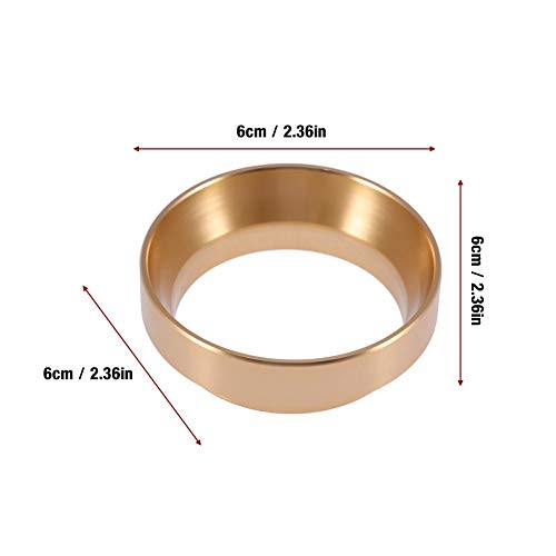 Diyeeni Coffee Dosing Ring Universal 58 mm,Portafiltros Espresso Dosing Funnel Durable y Práctico Aluminium Dosing Ring (rojo) - Imagen 5