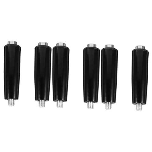 Happyyami 3sets Machine Tool Handwheel Universal Machine- Tool Rotate Handles Thread Male Stem Grinding Machine Handwheel Screw Knobs Handgrips Revolving Handles Bakelite Black 2pcs*3