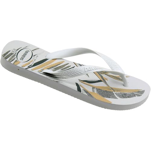 Chinelo Havaianas Masculino, Aloha 43/4 Branco/Verde Olive, Havaianas