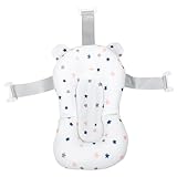 OUNONA Babybadewannensitz mit Rutschfestem 3d-mesh Netzgewebe Schwimmende Babybadematte Weiche...