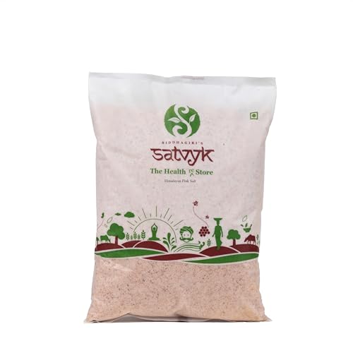 Image of S Siddhagiri's SATVYK THE HEALTH re STORE Himalayan Pink Salt (1kg) - Pure & Natural Mineral Rich Salt | Packed with 84 Minerals | Salt for Everyday Cooking | Natural Substitute of Iodised White Salt | Salt for Healthy Cooking