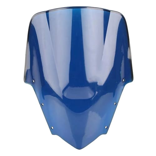 Pare-brise avant double bulle bleu pour moto Fazer FZ1 1000 S de 2006 à 2015