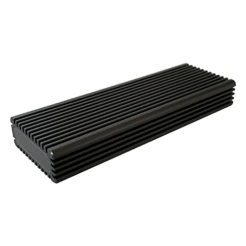Caja externa para SSD M.2 NVMe y SATA USB 3.2 negra miniatura 3