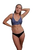Damen-Bikini-Slip (2 Pack), schwarz