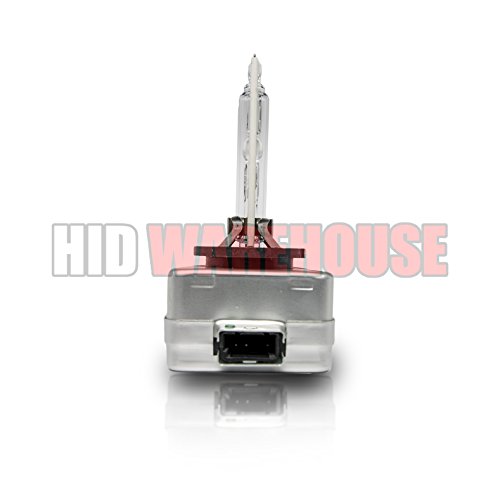 Image of AC HID Xenon Replacement Bulbs - D1S / D1R / D1C - 6000K Light Blue (1 Pair) (Metal Base)