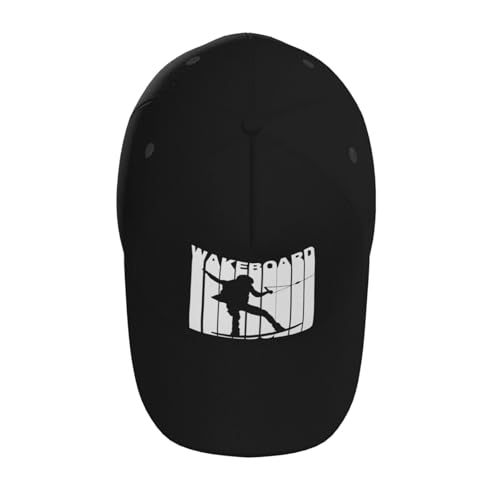 Silhouette Wakeboard Baseball Hats for Men and Women - Classic Adjustable Hats4