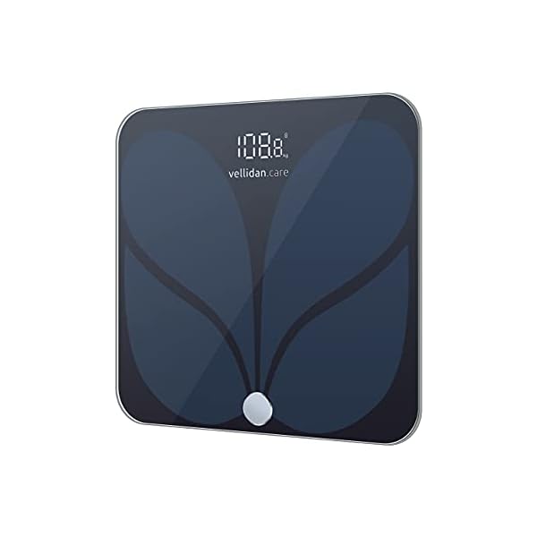 vellidan Körperfettwaage ǀ Smarte Digitale Waage ǀ Bluetooth Personenwaage inkl. App, für Körperfett, und Muskelmasse… – Bild 7