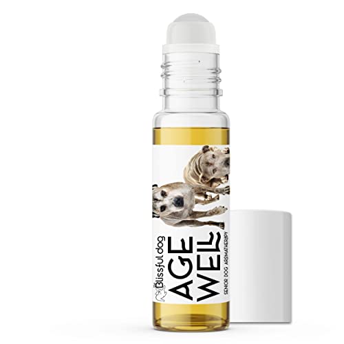 Image of The Blissful Dog Pit Bull Terrier Age Well Dog Aromatherapy Roll-On Bottle for Your Dog's Peaceful Ageing
