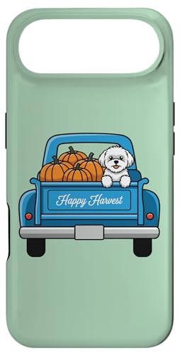 Cute Dog Harvest Halloween Pumpkin Truck �X�}�z�P�[�X iPhone Air �p