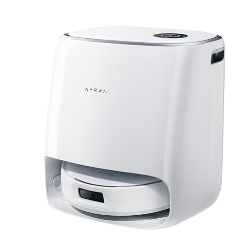 NARWAL Freo X Ultra Saugroboter mit Wischfunktion, Wischroboter Selbstreinigend mit 8.200 Pa Saugkraft, All-in-One-Station, Verwicklungsfrei, DirtSense, 3D-Strukturlicht, Staubaufbewahrung