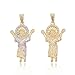 NONLOTDIO New For Trendy 2025 Divino Nino Religious Christ Savior Cute Little Jesus Pendant 14K Gold Plated Young Jewelry Fashion Accessories Creative Gift