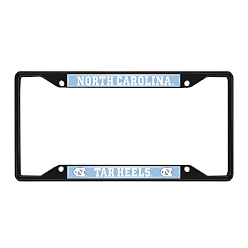 FANMATS 31268 NC State Wolfpack Metal License Plate Frame Black Finish