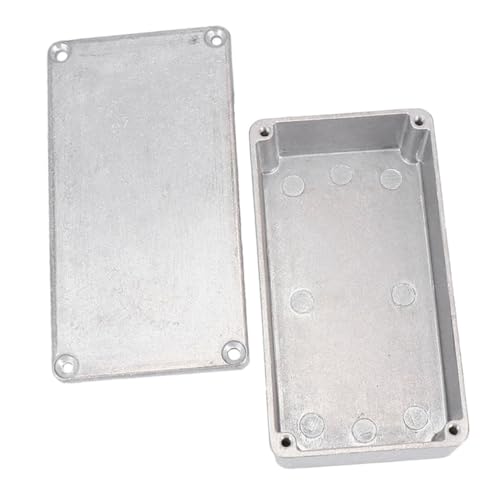 ULDIGI Aluminum Guitar Pedal Enclosure Box Box Case for Effects Pedal 7.40''l x 4.72''w x 1.46''h Aluminum