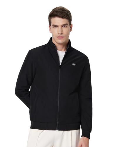 Image of Qube by Fort Collins Men's Windcheater, Lightweight, Windproof Polyester Standard Length Jacket for Year-Round Casual & Daily Use