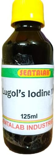 Lugol's Iodine Solution,1% W/V (125ml) SENTALAB