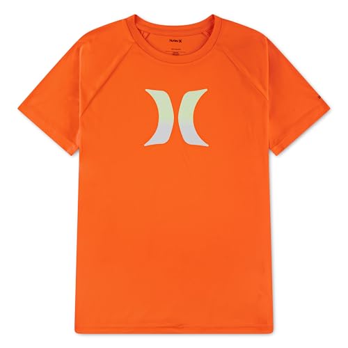 Image of Hurley Boys' Icon UPF 50+ Rash Guard Swim