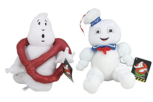 Toptoys2u Bargain Bundles Ghostbusters - Super Soft Plush - 11" No Ghost Logo & 12" Stay Puft - Set of 2