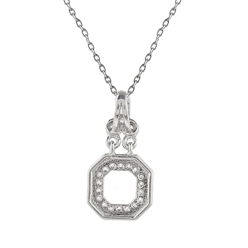 Mother's Collection Sterling CZ Pendant with Chain