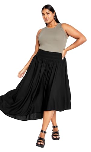 City Chic Women's Plus Size Skirt - Asymmetrical Hem